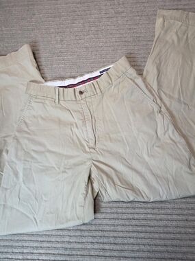 Vintage 90s Polo Ralph Lauren Golf Pants Mens 28x29 Khaki Pleated Chino USA Made